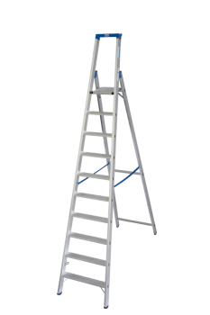 Свободностоящая стремянка, 10 ступеней Свободностоящая стремянка, 10 ступеней