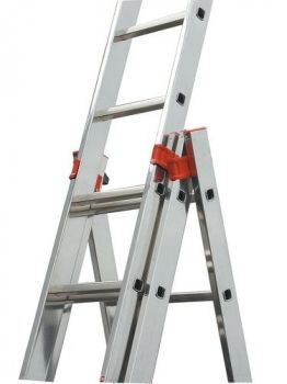 TRIBILO Универс. лестница из трёх частей, 3 х 6 перекладин TRIBILO Универс. лестница из трёх частей, 3 х 6 перекладин