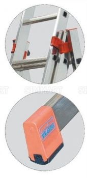 TRIBILO Универс. лестница из трёх частей, 3 х 6 перекладин TRIBILO Универс. лестница из трёх частей, 3 х 6 перекладин