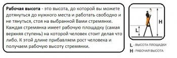 TRIBILO Универс. лестница из трёх частей, 3 х 8 перекладин