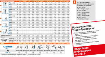 TRIBILO Универс. лестница из трёх частей, 3 х 6 перекладин TRIBILO Универс. лестница из трёх частей, 3 х 6 перекладин